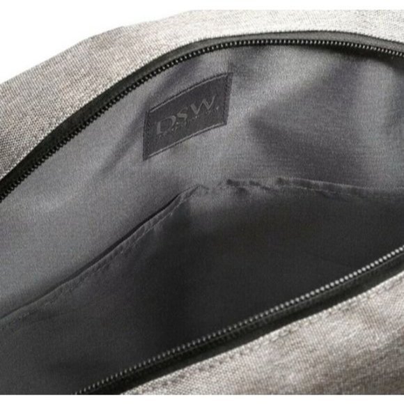 DSW Gray Logoed Men Women Unisex Custom Backpack 16.5 in x 10.5 in x 6 in - Picture 8 of 12